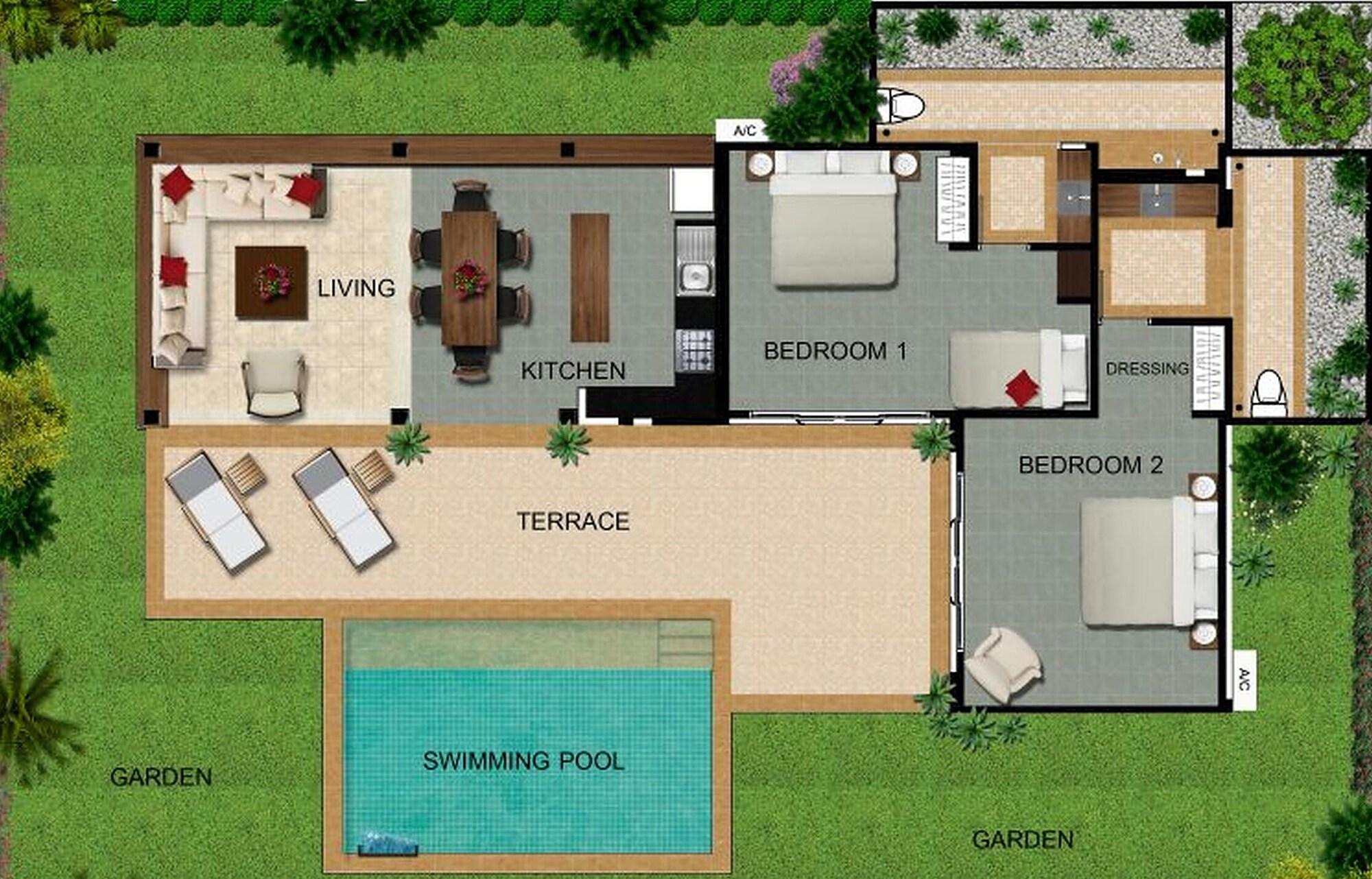 Alanta Pool Villa Koh Lanta Exterior photo