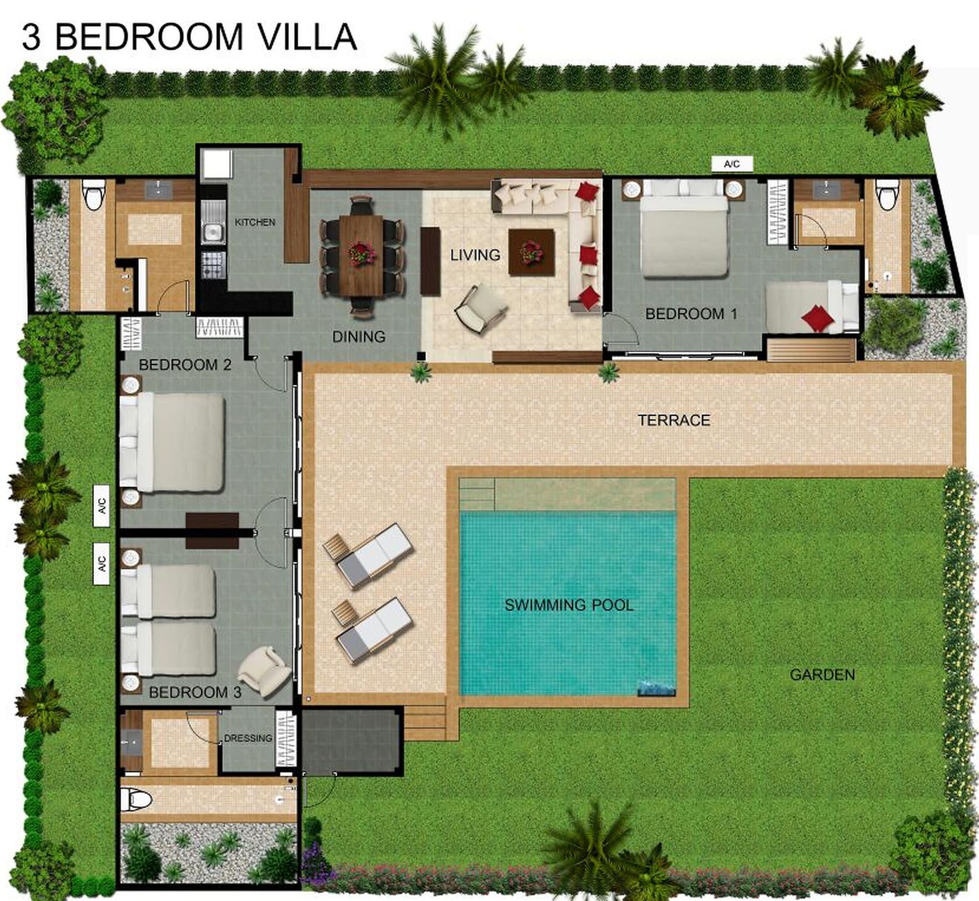 Alanta Pool Villa Koh Lanta Exterior photo